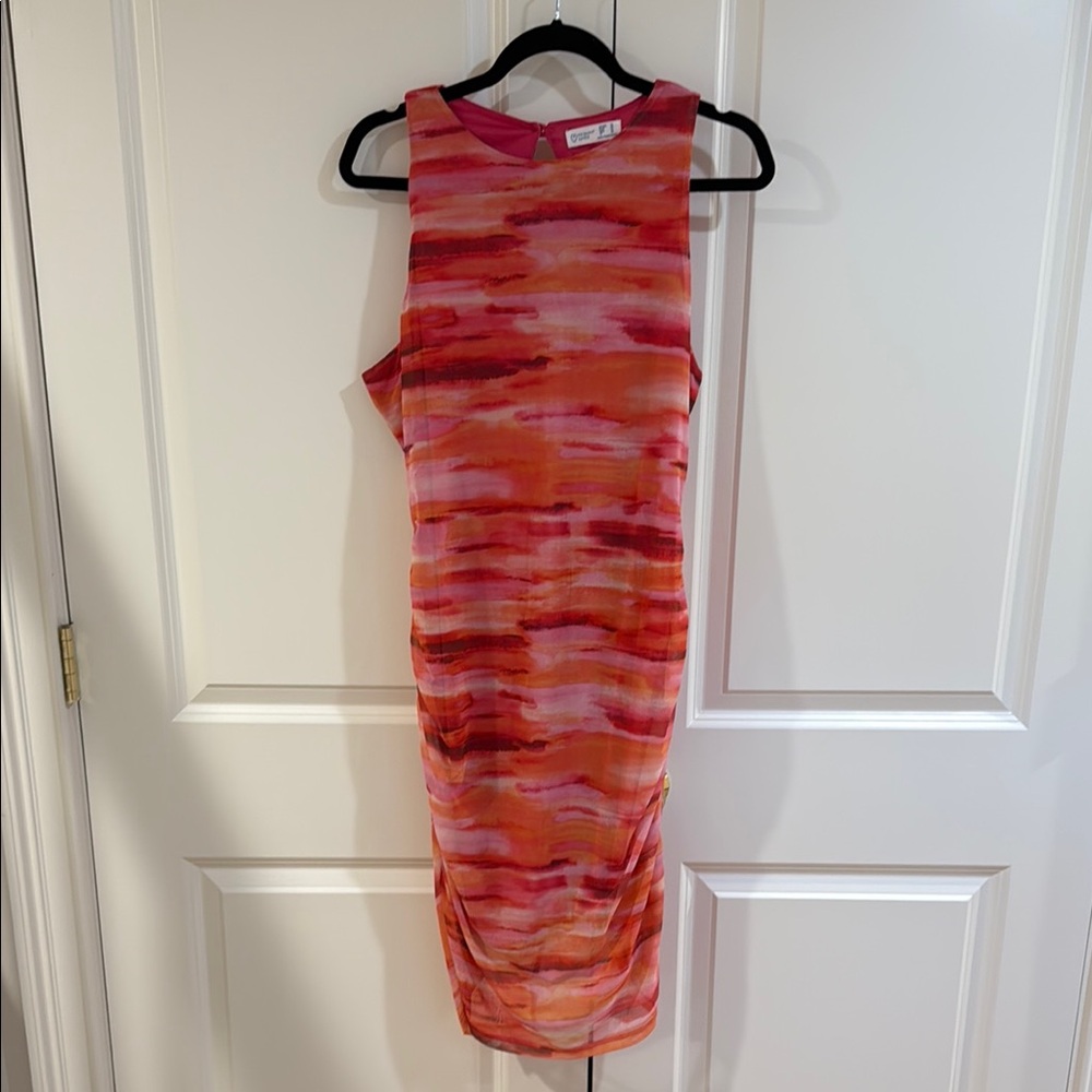 Elegant Multicolor Sleeveless Dress